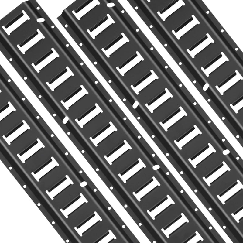E Track tērauda sliežu komplekts kravas nostiprināšanai, 1,52 m sliedes, 4 gab., celtspēja 907 kg, ar skrūvēm, piemērots garāžām, furgoniem, piekabēm, motocikliem un ATV