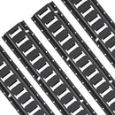 E sliedes stiprināšanas komplekts, 30 gab., 152,4 cm, ietver 4 tērauda sliedes, 2 vienvietīgās ligzdas, 8 O-veida gredzenus, 8 stiprinājumus ar D-veida gredzenu un 8 gala vāciņus, paredzēts kravas, motociklu un velosipēdu nostiprināšanai