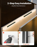 VEVOR āra sienas gaismeklis, 600 mm, garš moderns āra sienas lampas gaismeklis, 3000 K silti balta gaisma, IP65 ūdensizturīgs, nerūsējošs sienas apgaismojums terasei, mājai, lievenim un garāžai