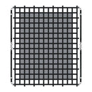 Smagsvara kravas tīkls 305 × 267 cm ar regulējamām sprādzēm un S-veida āķiem