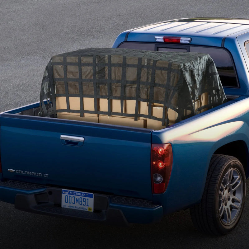 Smagsvara kravas tīkls 305 × 267 cm ar regulējamām sprādzēm un S-veida āķiem