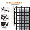 Smagsvara kravas tīkls 244 × 206 cm ar regulējamām sprādzēm un S-veida āķiem