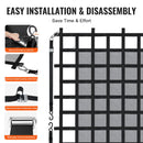 Smagsvara kravas tīkls 183 × 145 cm ar regulējamām sprādzēm un S-veida āķiem