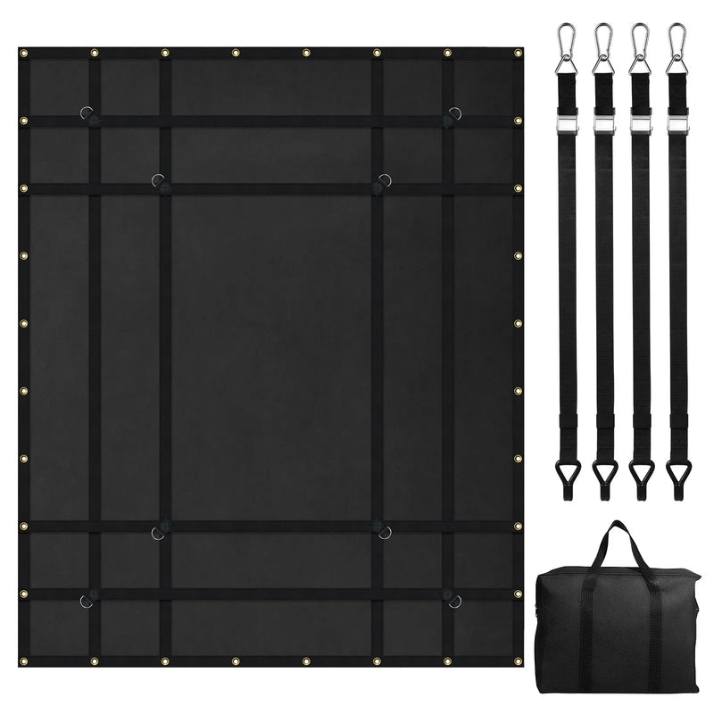 Smagsvara kravas tīkls 183 × 145 cm ar regulējamām sprādzēm un S-veida āķiem