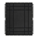 Smagsvara kravas tīkls 183 × 145 cm ar regulējamām sprādzēm un S-veida āķiem