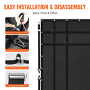 Smagsvara kravas tīkls 183 × 145 cm ar regulējamām sprādzēm un S-veida āķiem