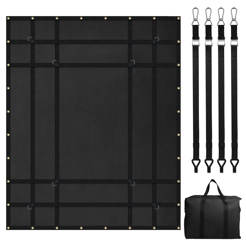 Smagsvara kravas tīkls 183 × 145 cm ar regulējamām sprādzēm un S-veida āķiem