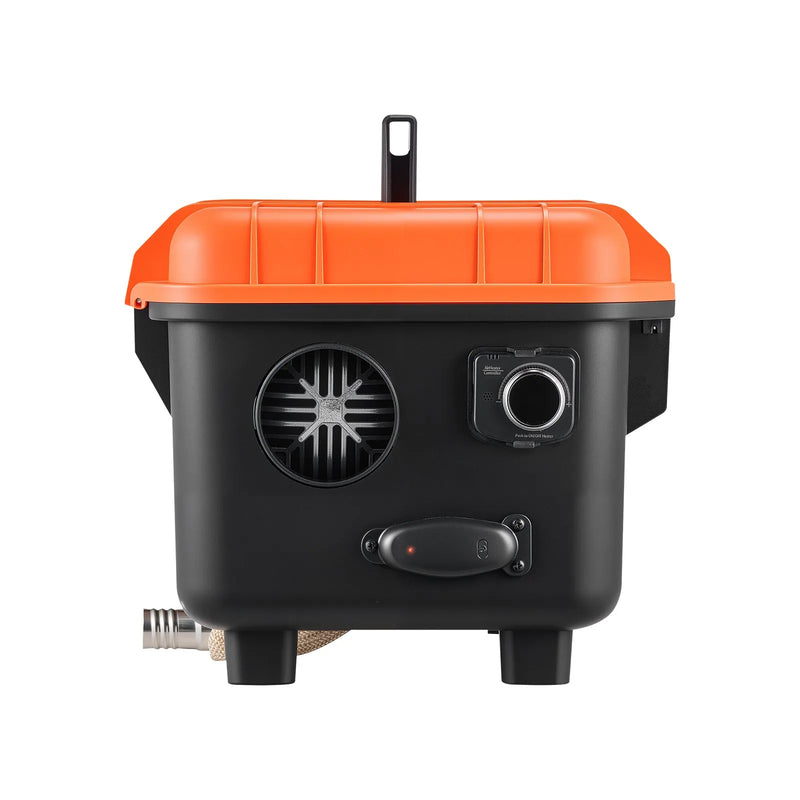 Dīzeļdegvielas sildītājs, 8 kW, 220V DC 12 V/24 V, pārnēsājams viengabala gaisa sildītājs ar tālvadību un LCD ekrānu, ātra uzsildīšana, zems trokšņa līmenis, 4 l degvielas tvertne, piemērots kravas auto, furgoniem, kemperiem un garāžām