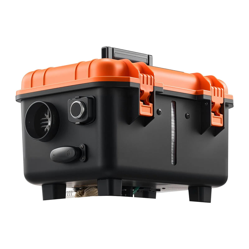 Dīzeļdegvielas sildītājs, 8 kW, 220V DC 12 V/24 V, pārnēsājams viengabala gaisa sildītājs ar tālvadību un LCD ekrānu, ātra uzsildīšana, zems trokšņa līmenis, 4 l degvielas tvertne, piemērots kravas auto, furgoniem, kemperiem un garāžām