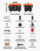 Dīzeļdegvielas sildītājs, 8 kW, 220V DC 12 V/24 V, pārnēsājams viengabala gaisa sildītājs ar tālvadību un LCD ekrānu, ātra uzsildīšana, zems trokšņa līmenis, 4 l degvielas tvertne, piemērots kravas auto, furgoniem, kemperiem un garāžām