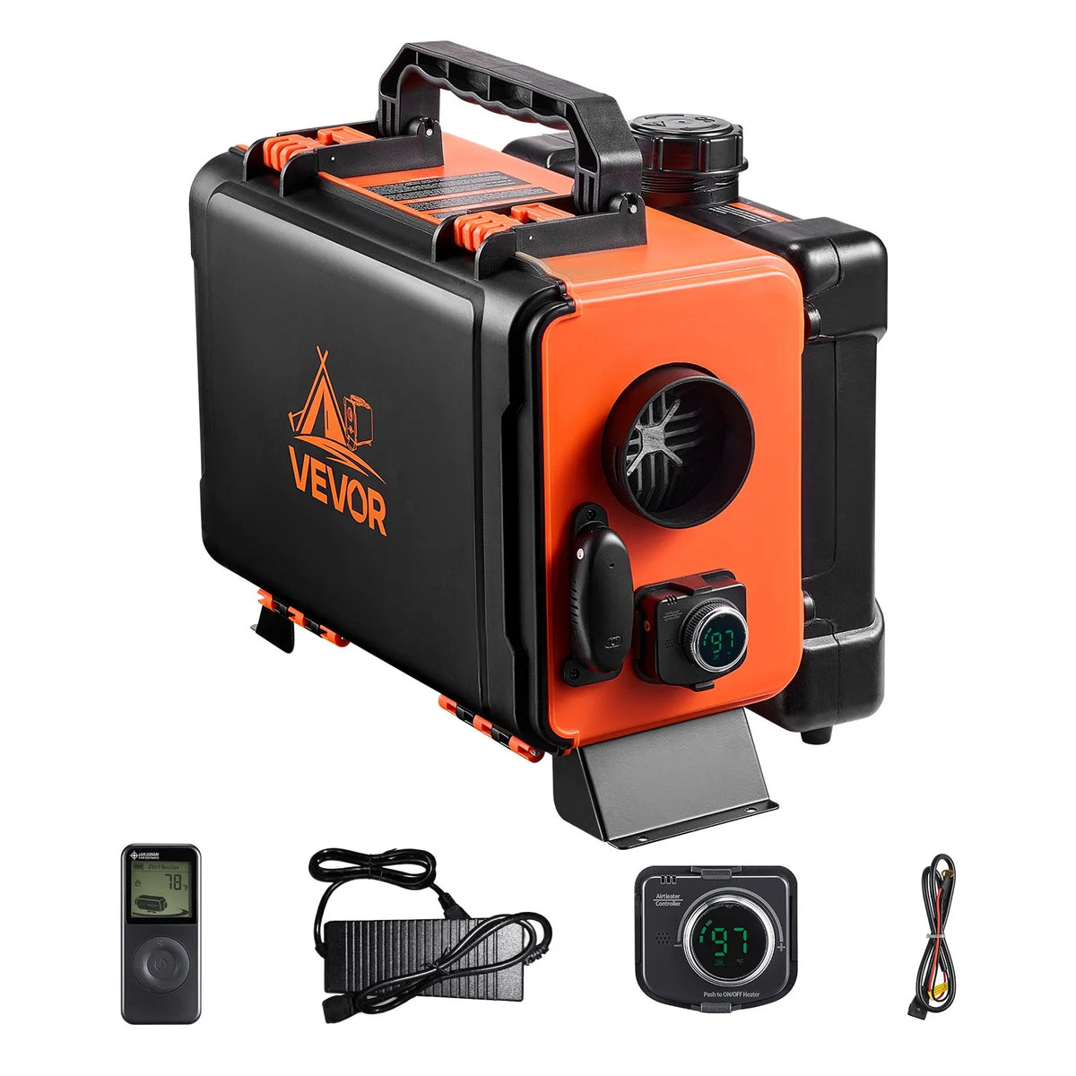 12V/220V 8 kW VEVOR Diesel Heater All-in-One – LCD, Remote Control, 4.5 L Tank