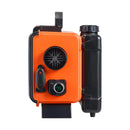 Dīzeļdegvielas sildītājs, 8 kW, 220V un DC 12 V/24 V, pārnēsājams viengabala gaisa sildītājs ar tālvadību un LCD ekrānu, ātra uzsildīšana, zems trokšņa līmenis, 4,5 l degvielas tvertne, piemērots kravas auto, furgoniem un kemperiem