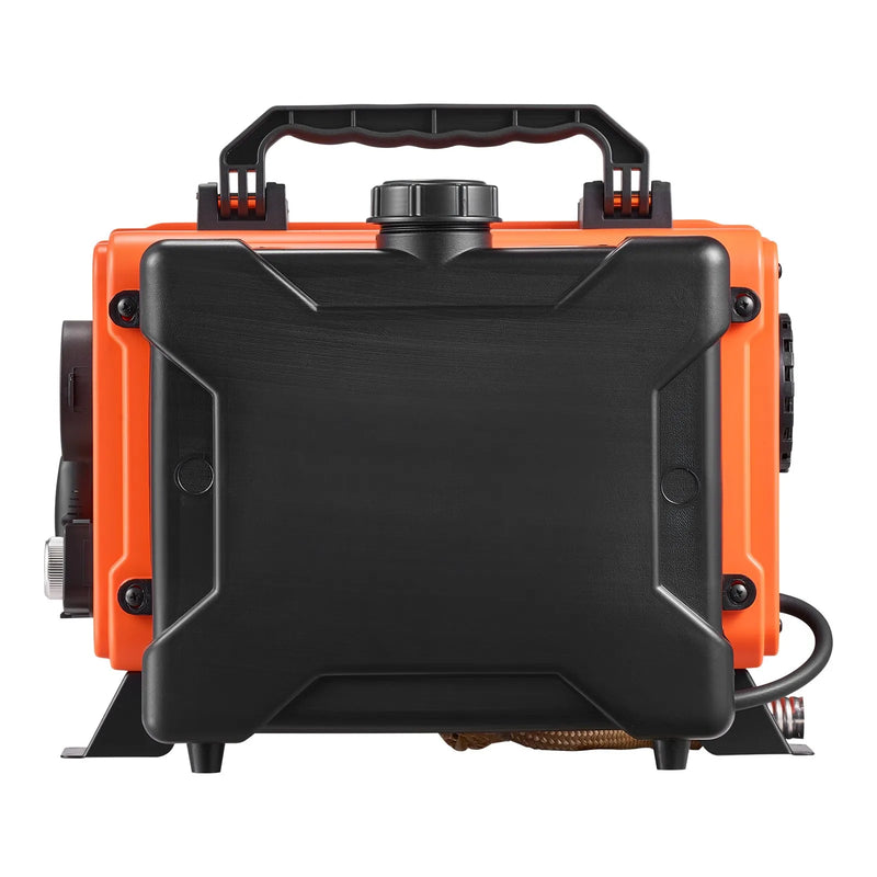 Dīzeļdegvielas sildītājs, 8 kW, 220V un DC 12 V/24 V, pārnēsājams viengabala gaisa sildītājs ar tālvadību un LCD ekrānu, ātra uzsildīšana, zems trokšņa līmenis, 4,5 l degvielas tvertne, piemērots kravas auto, furgoniem un kemperiem