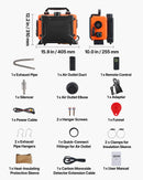 Dīzeļdegvielas sildītājs, 8 kW, 220V un DC 12 V/24 V, pārnēsājams viengabala gaisa sildītājs ar tālvadību un LCD ekrānu, ātra uzsildīšana, zems trokšņa līmenis, 4,5 l degvielas tvertne, piemērots kravas auto, furgoniem un kemperiem