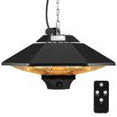 VEVOR Karājamais Terases Sildītājs 2000W ar Tālvadības Pulti – Elektriskais Telpas Sildītājs