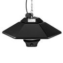 VEVOR Karājamais Terases Sildītājs 2000W ar Tālvadības Pulti – Elektriskais Telpas Sildītājs