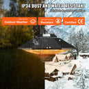 VEVOR Karājamais Terases Sildītājs 2000W ar Tālvadības Pulti – Elektriskais Telpas Sildītājs