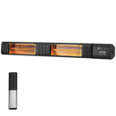 VEVOR 3000 W infrasarkanais elektriskais sildītājs ar tālvadību, 9 ātrumi, taimeris