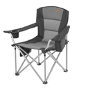 VEVOR saliekami kempinga krēsli 2 gab., maksimālā slodze 204 kg, ar polsterētu atzveltni un roku balstiem, krūzes turētāju, sānu kabatu un dzesēšanas somu, portatīvi krēsli kempingam un makšķerēšanai