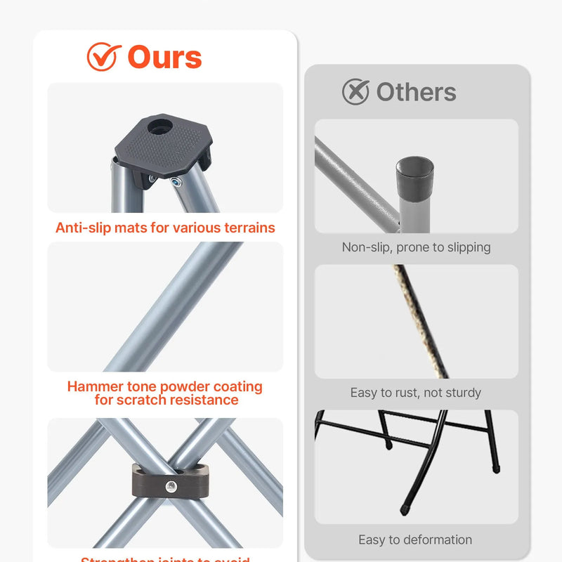VEVOR saliekams kempinga krēsls ar jumtiņu, pludmales krēsls ar nojumi un žurnālu kabatu, 2 glāžu turētāji, līdz 150 kg slodze, pārnēsāšanas soma, kempingam, makšķerēšanai un pasākumiem, tumši zils