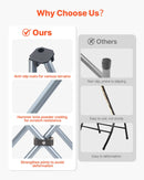 VEVOR saliekams kempinga krēsls ar jumtiņu, pludmales krēsls ar nojumi un žurnālu kabatu, 2 glāžu turētāji, līdz 150 kg slodze, pārnēsāšanas soma, kempingam, makšķerēšanai un pasākumiem, tumši zils