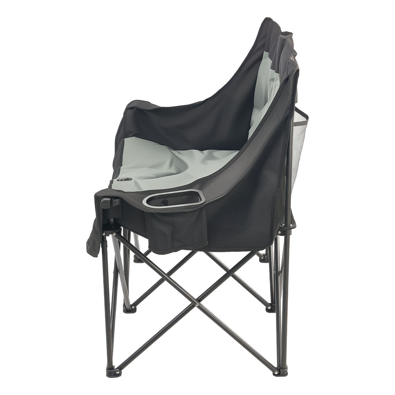 VEVOR divvietīgs kempinga krēsls, palielināts divu personu saliekams krēsls ar 300 kg slodzi, ar 2 krūžu turētājiem, vīna glāžu turētājiem, žurnālu siksnām un pārnēsāšanas somu, āra un pludmales lietošanai