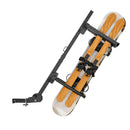 VEVOR salokāms piekabes āķa slēpošanas un snovborda turētājs, piemērots 50 mm sakabei, līdz 6 slēpju pāriem vai 4 snovbordiem, regulējams, ar slēdzeni, drošības siksnu un noliekamu piekļuvi