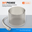 VEVOR Akvārija smilšu tīrītājs, 9m PVC šļūtene, zivju tvertnes smilšu un grants tīrīšanai, 3 veidu misiņa adapteri