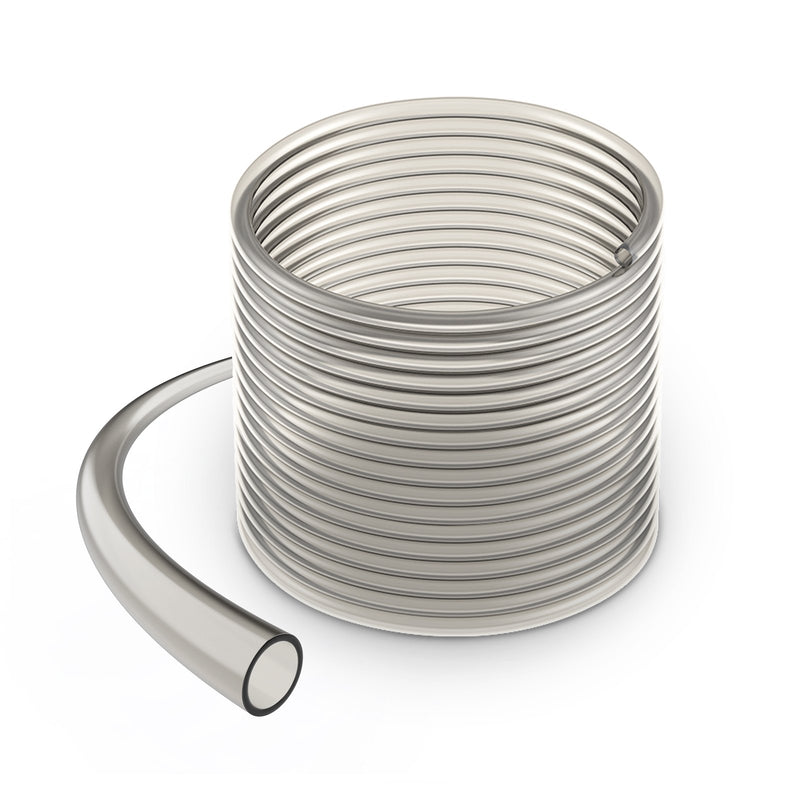 Akvārija grants tīrītājs ar 15,2 m PVC šļūteni un 3 misiņa adapteriem