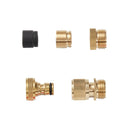 Akvārija grants tīrītājs ar 15,2 m PVC šļūteni un 3 misiņa adapteriem