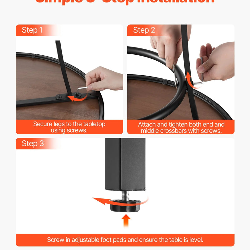 Āra apaļais bāra galds, 60 cm augsts bistro tipa galds ar viegli tīrāmu virsmu un izturīgu metāla rāmi, piemērots gan iekštelpām, gan āra lietošanai – ideāli piemērots mazām telpām vai virtuvei