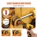 Smērvielas pistoles sakabes komplekts 2 gab., 69 MPa augstspiediena, 3-žokļu fiksācija, ātrās atbrīvošanas uzgalis ar šļūteni, Zerk savienojumu tīrītāju un hermētisku vāciņu, saderīgas ar visām smērvielas pistolēm ar 3,2 mm NPT savienojumiem