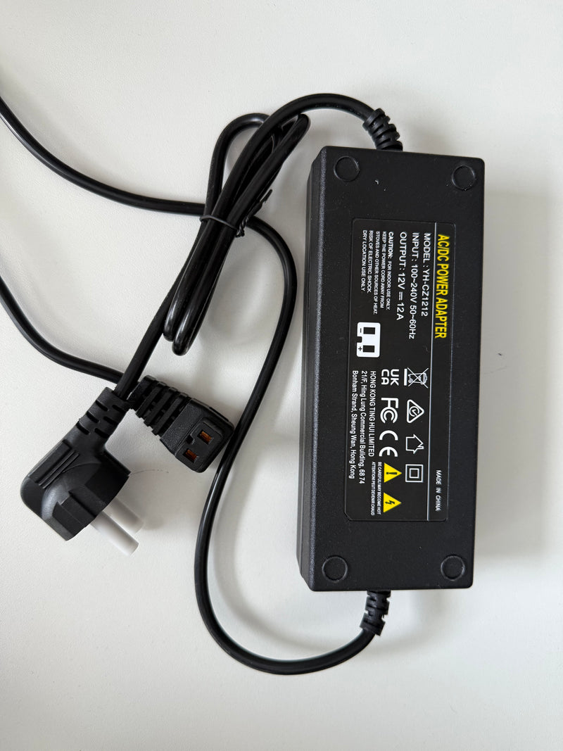 220V uz 12V pārveidotājs 5-8kW VEVOR dīzeļa krāsniņām 12V 12A 144W(100-240V)