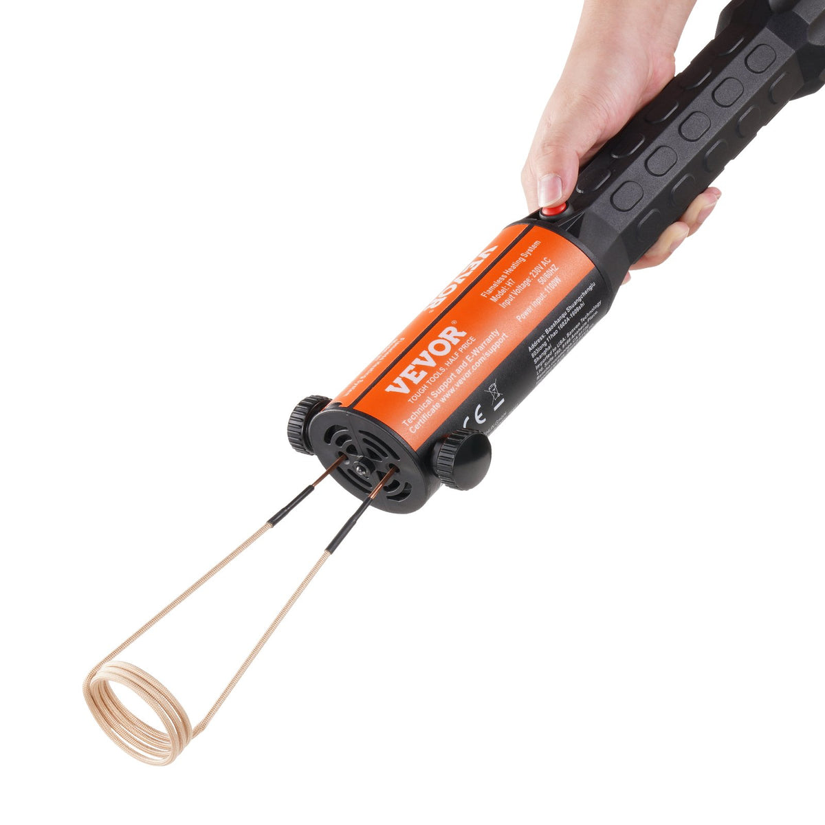 VEVOR Handheld Magnetic Induction Heater 1 kW for Rusted Bolt Removal