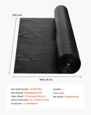 VEVOR nezāļu barjeras audums smagai slodzei, 4 x 35,1 m, 99,2 g/m² austs ainavu segums, nezāļu ierobežošanas pārklājums dārzam, ģeotekstila pamatne, melns - ZEMLETES.LV