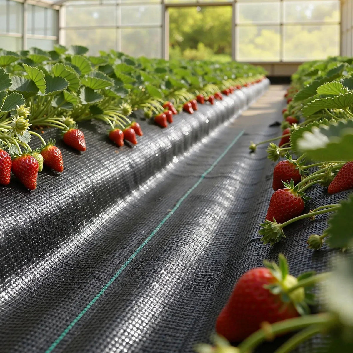 VEVOR pretnezāļu audums 0,4 × 15,2 m, 90,7 g/m², austs ainavu segums, nezāļu kontroles ģeotekstils, dārza seguma paklājs, melns - ZEMLETES.LV