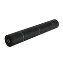 VEVOR nezāļu barjeras ainavu audums, 1 × 50 m smagās klases dārza nezāļu audums, austs PP nezāļu kontroles audums, piebraucamā ceļa audums, ģeotekstila audums ainavu veidošanai, zemes segums, nezāļu bloķēšanas paklājs, melns - ZEMLETES.LV