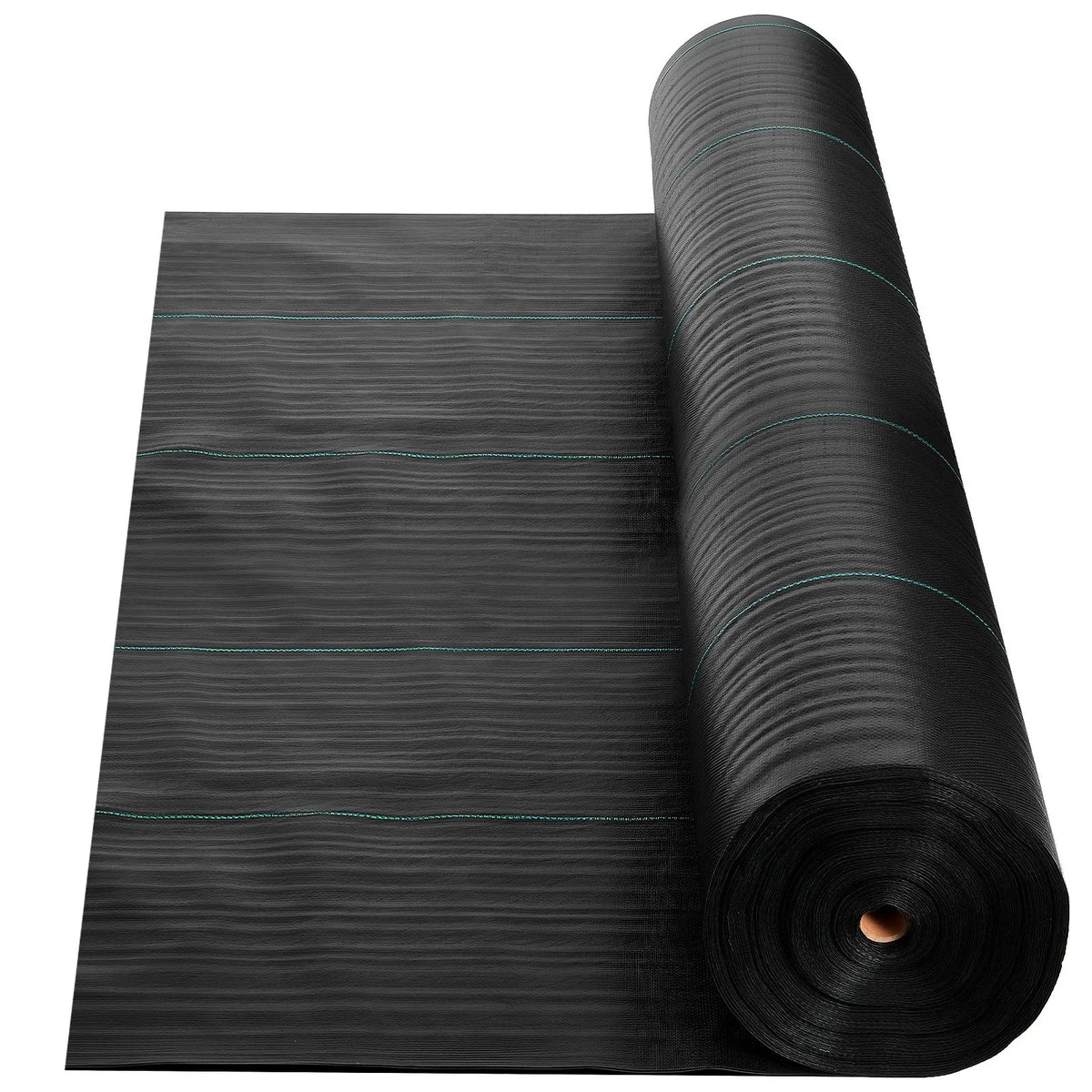 VEVOR nezāļu barjeras audums 2 x 50 m, 100 g/m² austs PP dārza segums ar augstu blīvumu, ūdens caurlaidīgs pārklājums celiņiem, grantij un dārza zonām - ZEMLETES.LV