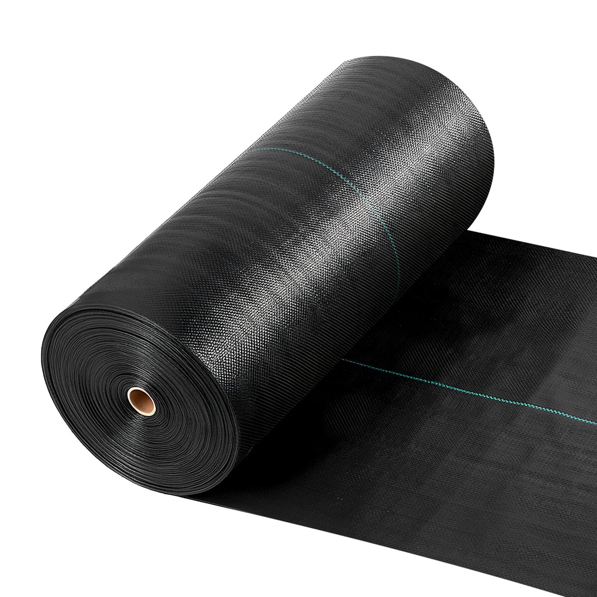 VEVOR nezāļu barjeras audums smagai slodzei, 0,9 x 30,5 m, 141,7 g/m² austs ainavu segums, nezāļu ierobežošanas pārklājums dārzam, ģeotekstila pamatne, melns - ZEMLETES.LV