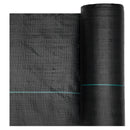 VEVOR nezāļu barjeras audums smagai slodzei, 0,9 x 30,5 m, 141,7 g/m² austs ainavu segums, nezāļu ierobežošanas pārklājums dārzam, ģeotekstila pamatne, melns - ZEMLETES.LV