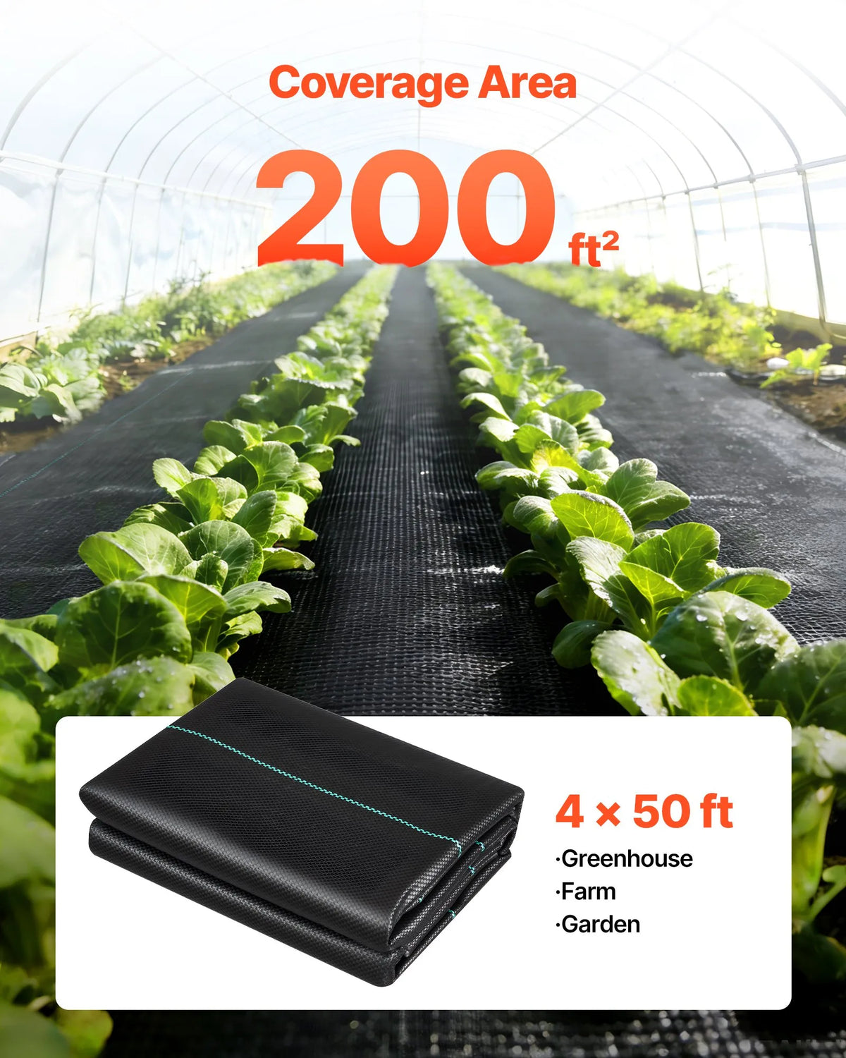 VEVOR nezāļu barjeras audums smagai slodzei, 2 gab., 1,2 x 15,2 m, 90,7 g/m² austs ainavu segums, nezāļu ierobežošanas pārklājums dārzam, ģeotekstila pamatne, melns - ZEMLETES.LV