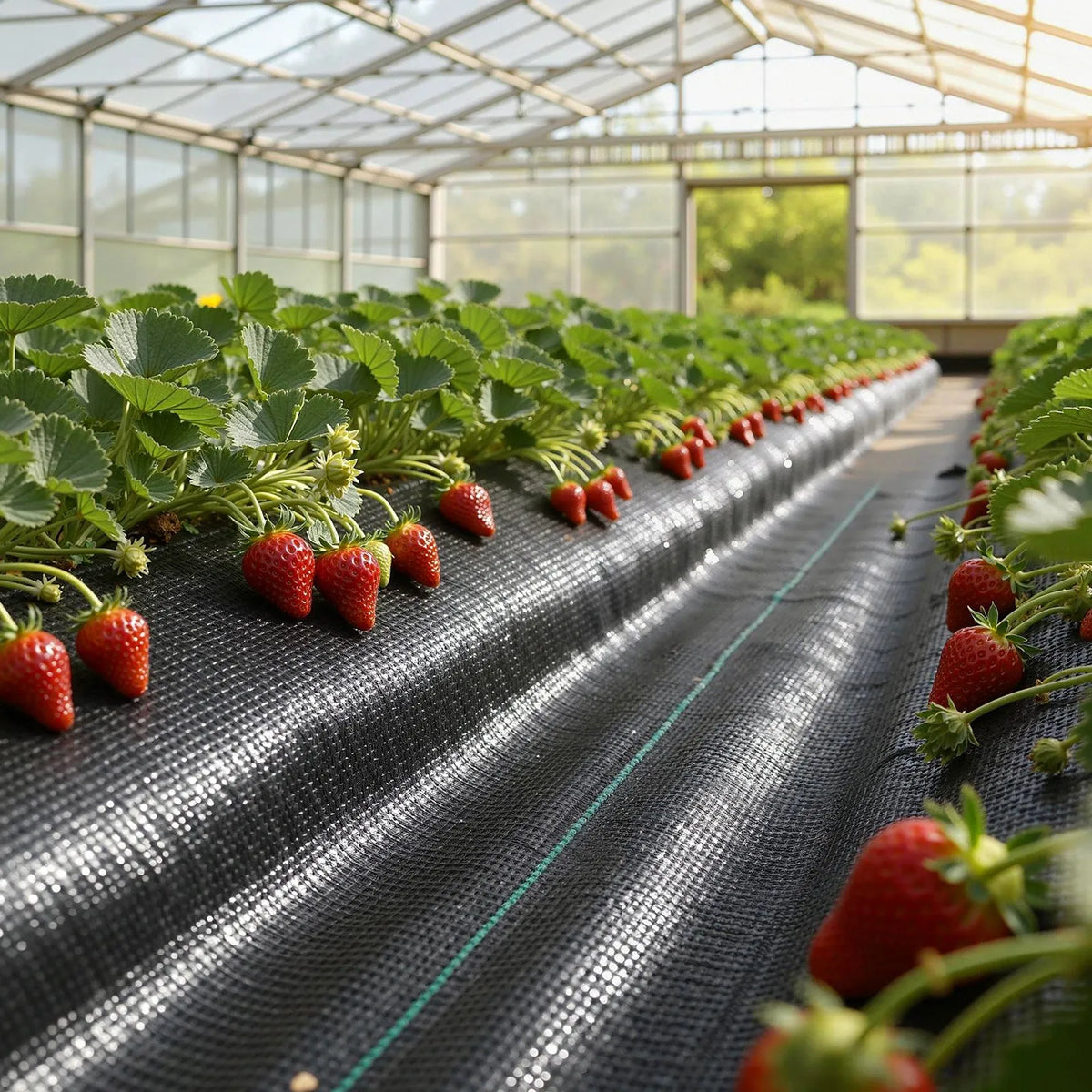 VEVOR nezāļu barjeras audums smagai slodzei, 2 gab., 1,2 x 15,2 m, 90,7 g/m² austs ainavu segums, nezāļu ierobežošanas pārklājums dārzam, ģeotekstila pamatne, melns - ZEMLETES.LV