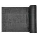 VEVOR nezāļu barjeras audums smagai slodzei, 1,8 x 76,2 m, 141,7 g/m² austs ainavu segums, nezāļu ierobežošanas pārklājums dārzam, ģeotekstila pamatne, melns - ZEMLETES.LV
