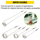 VEVOR indukcijas sildītāja spoles komplekts, 8 gab., dažāda garuma, karstumizturīgas, elastīgas, piemērotas rūsējušu skrūvju un uzgriežņu noņemšanai