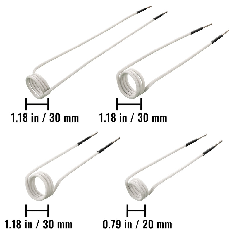 VEVOR indukcijas sildītāja spoles komplekts, 8 gab., dažāda garuma, karstumizturīgas, elastīgas, piemērotas rūsējušu skrūvju un uzgriežņu noņemšanai