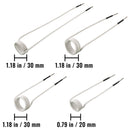 VEVOR indukcijas sildītāja spoles komplekts, 8 gab., dažāda garuma, karstumizturīgas, elastīgas, piemērotas rūsējušu skrūvju un uzgriežņu noņemšanai