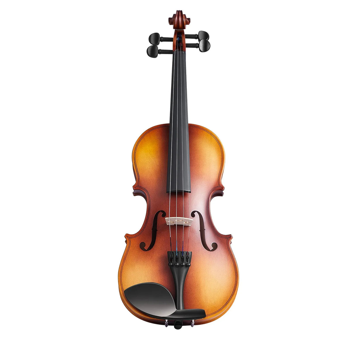 VEVOR Violin 340 mm, Beginner Kit with Hard Case, Bow, Shoulder Rest, Tuner and Strings, Brown