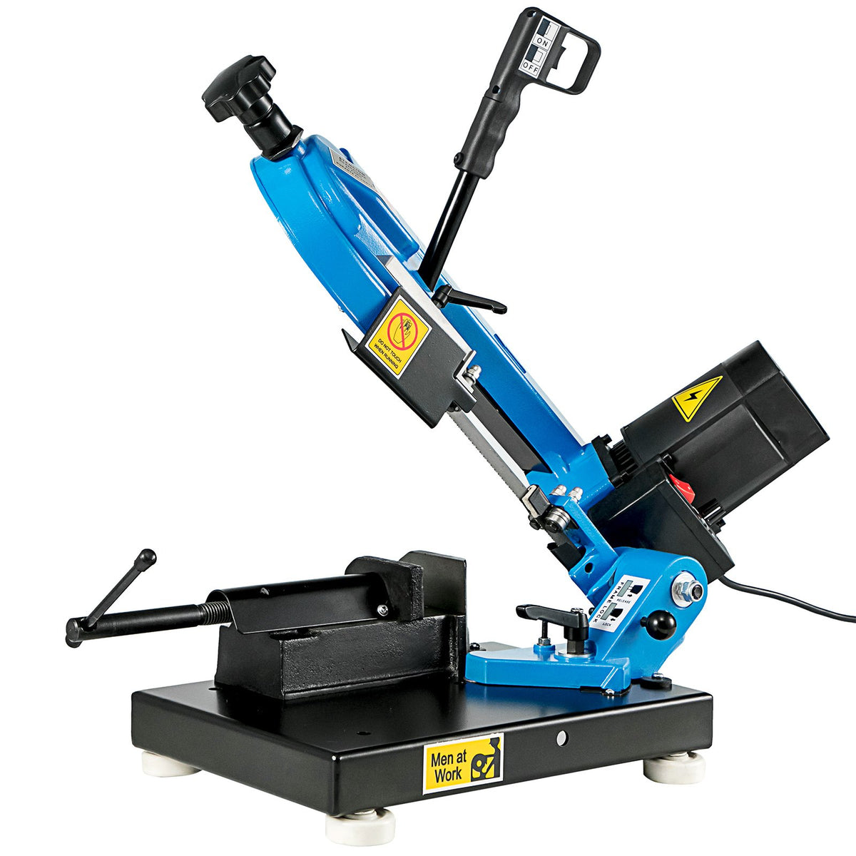 VEVOR Vertical Band Saw Machine for Metal, 1000 W, with Cutting Angle 0–45°, Table-Type Construction, Cutting Depth 85 × 105 mm, for Metal, Wood, Fibreglass and Plastic Cutting