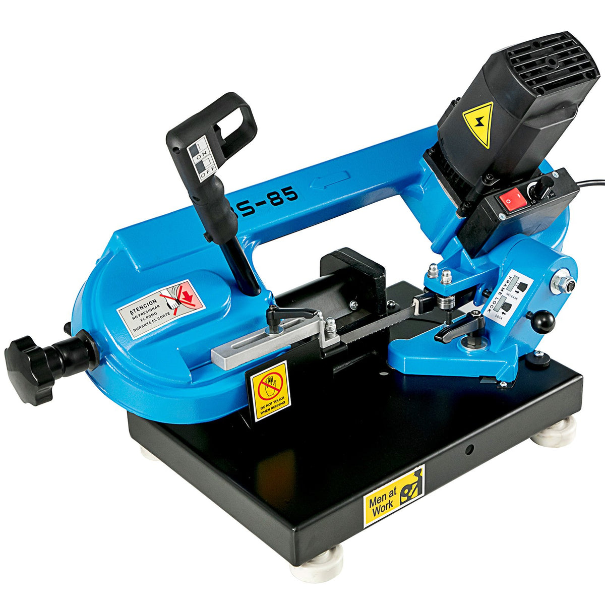 VEVOR Vertical Band Saw Machine for Metal, 1000 W, with Cutting Angle 0–45°, Table-Type Construction, Cutting Depth 85 × 105 mm, for Metal, Wood, Fibreglass and Plastic Cutting