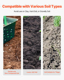 VEVOR cauruma rakšanas lāpsta ar stiklašķiedras kātu un mēroga atzīmēm, 1460 mm